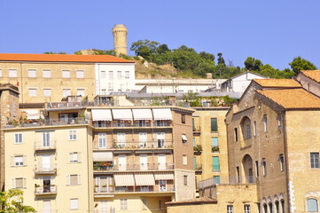 ancona port in  italy