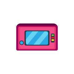 Isolated joystick with buttons and a screen Vector