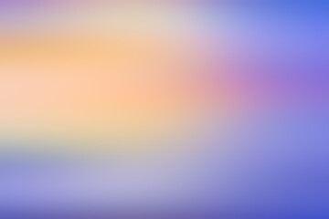 Blurred big orange spot to the left side on violet backdrop