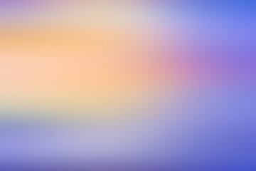 Blurred big orange spot to the left side on violet backdrop