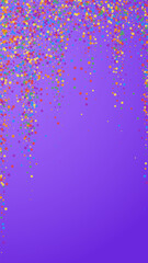 Obraz na płótnie Canvas Festive delicate confetti. Celebration stars. Joyo