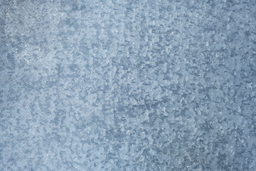 Obraz premium texture of a galvanised sheet, electroplated steel blue colored texture, hot dip steel, zinc plated sheet