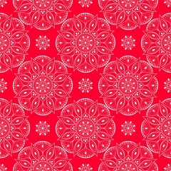 Vector seamless mandala with a pattern.