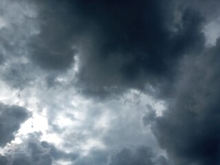Fototapeta na wymiar storm clouds timelapse