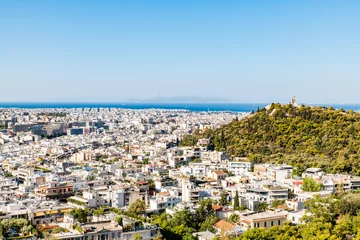 Fotobehang Panorama of Athens © Halo Creative Studio