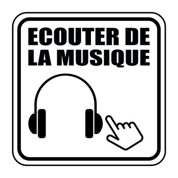 Logo &eacute;couter de la musique.