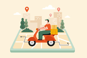 Express delivery service app