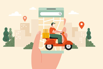 Mobile app for delivery service