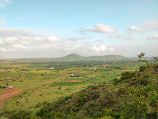 Obraz premium landscape of the hills and mountains