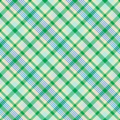 Rainbow Pastel Diagonal Plaid Tartan textured Seamless Pattern Design