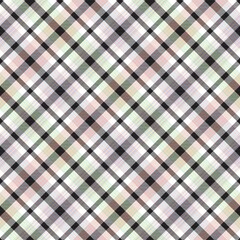 Rainbow Pastel Diagonal Plaid Tartan textured Seamless Pattern Design