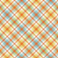 Rainbow Pastel Diagonal Plaid Tartan textured Seamless Pattern Design