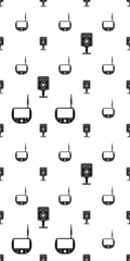 Baby Monitor Icon Seamless Pattern M_2109002