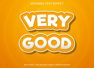 Fototapeta na wymiar very good text effect editable template use for business logo and brand