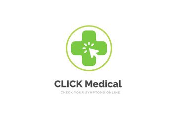 Online medical logo design template. Health and medicine symbol