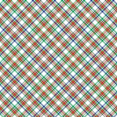 Rainbow Diagonal Plaid Tartan textured Seamless Pattern Design