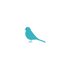 logo bird icon template vector design wings