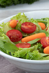 Mix of salad. Healthy food concept.