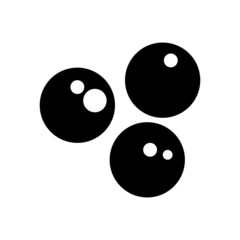 Bacteria, Microbes and Viruses Icons Vector