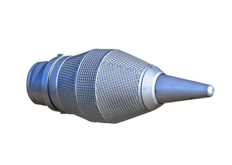 Large caliber unguided aircraft missile (detail)