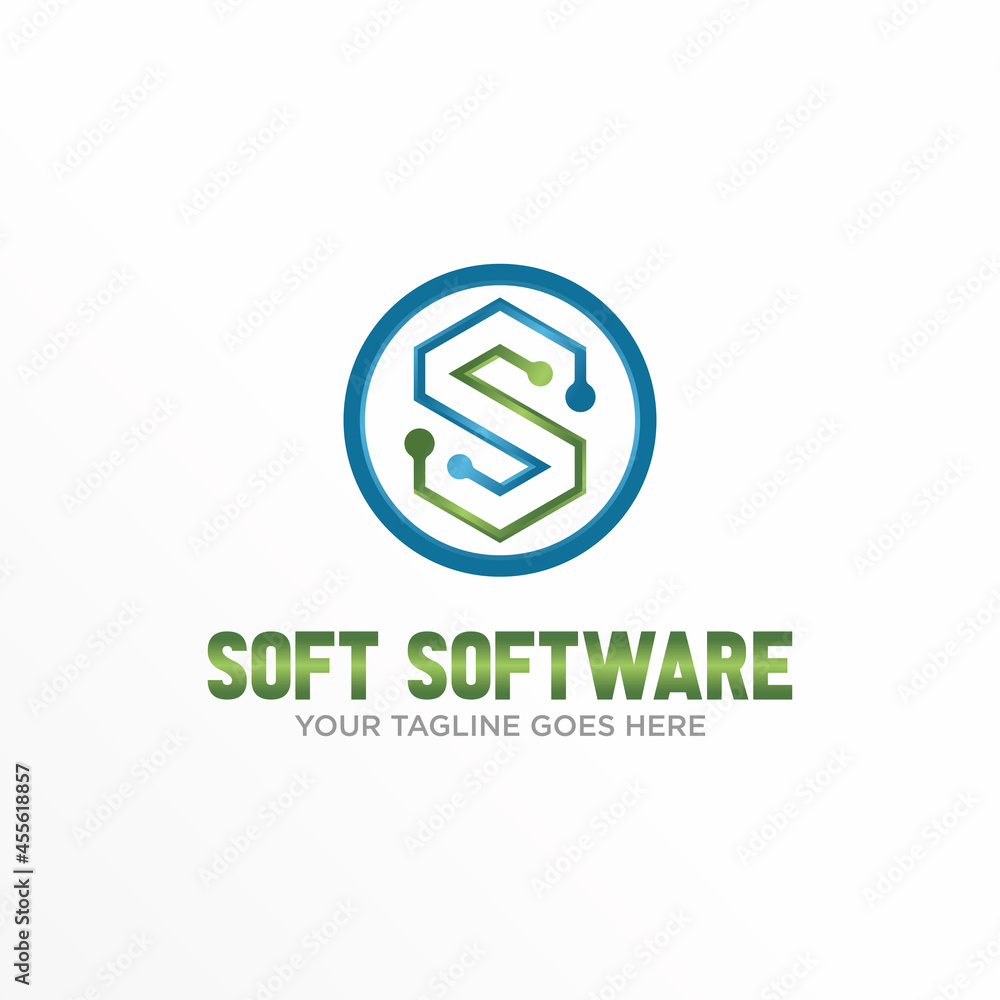 Poster Letter or word SS font with line Tech image graphic icon logo design abstract concept vector stock. Can be used as a symbol related to initial.