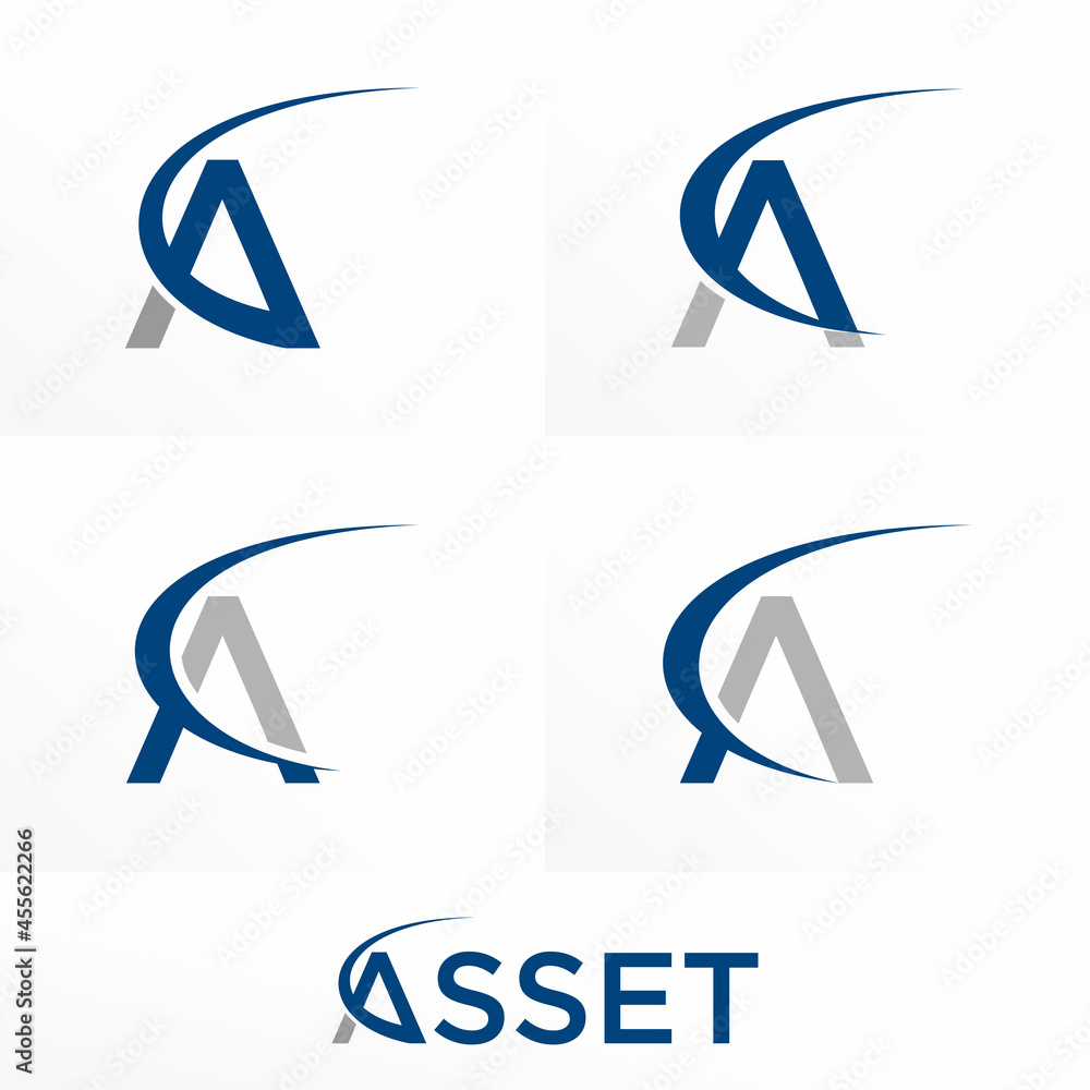 Poster Letter or word A font with cutting Arch image graphic icon logo design abstract concept vector stock. Can be used as a symbol related to initial.