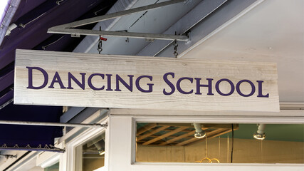 Street Sign to DANCING SCHOOL