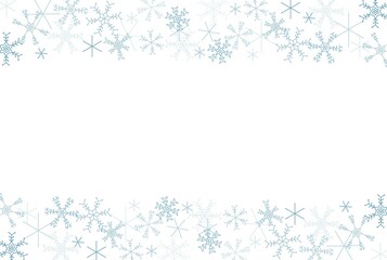 christmas background with snowflakes