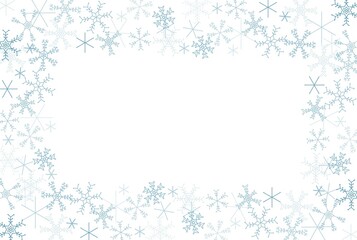 christmas background with snowflakes