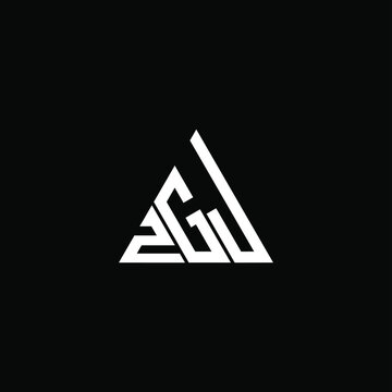 ZGJ letter logo creative design. ZGJ unique design
