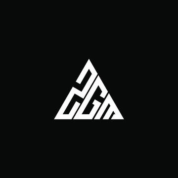 ZGM letter logo creative design. ZGM unique design
