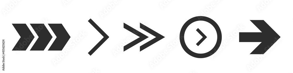 Poster arrows black set icons. arrow vector collection. arrow. cursor. modern simple arrows.