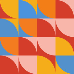 Modern trendy geometric vector pattern. Decorative vintage 80's style for wallpaper, brochure, poster or banner.