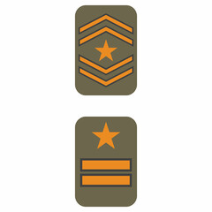 Military icon Vector Illustration design Logo template