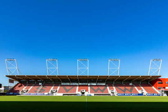 The Brita arena is the home statium for the soccer team SV Wehen Wiesbaden,playing in the professional league in Germany