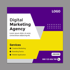 Corporate Marketing Social Media Post Banner Template 