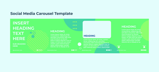 Social Media Banner Template Green 