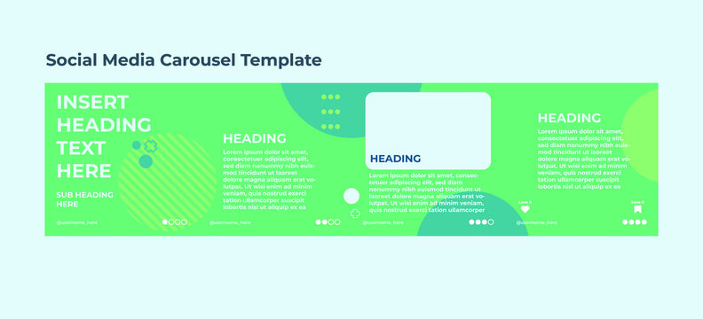 Social Media Banner Template Green 