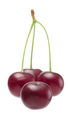 Berries cherries on a white background isolate close-up