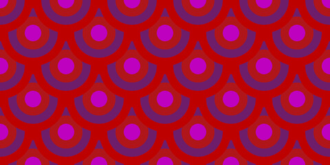 Dot background. Simple geometric dot background. Set of different red circles. Flat. Vector