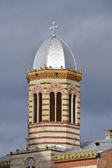 Byzantine style Tower of the Romanian Orthodox Cathedral in Brasov , 2015