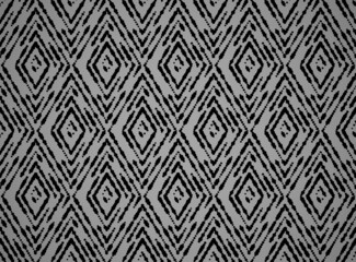 Abstract geometric pattern. A seamless vector background. Black and gray ornament. Graphic modern pattern. Simple lattice graphic design