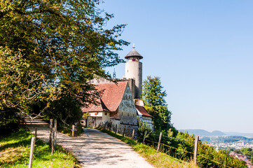 Arlesheim, Schloss Birseck, Ermitage, Dornach, Birseck, Landwirtschaft, Wald, Spazierweg,...