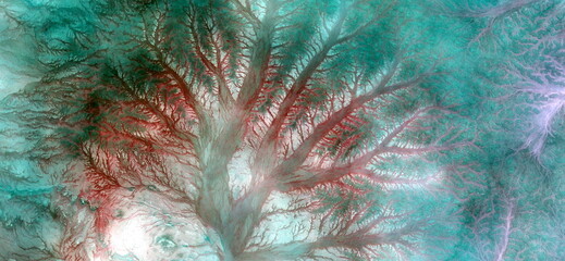 my ex   abstract photography of the deserts of Africa from the air. aerial view of desert...