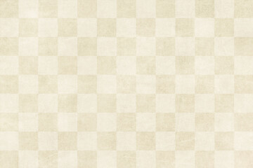 市松模様の淡いベージュの和紙背景。上品な質感と風合い