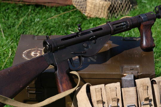 British world war two Sten machine pistol. 9 mm.
