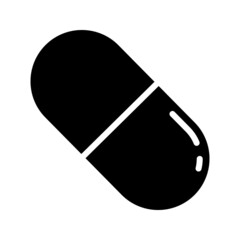 Pills icon vector. antibiotic illustration sign. medicines symbol. drug logo. medicine mark.