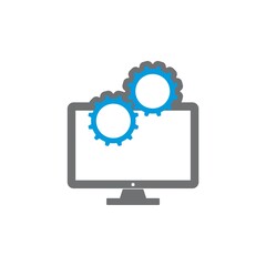 SEO icon isolated on white background 