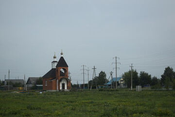 Fototapeta premium church on the hill