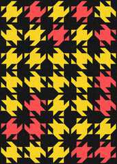 Abstract Geometric Pattern generative computational art illustration